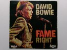 DAVID BOWIE FAME RIGHT RCA PB-10320 ZIGGY STARDUST TIN MACHINE PROMO SPAIN