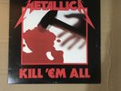Metallica Kill Em All Vinyl Lp 1983 Music For Nations Original Release