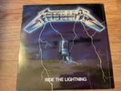 Metallica Ride The Lightning LP Vinyl 1984 Electra Records -megaforce