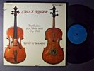 MAX REGER Tre Suites Per Viola Sola Op. 131d CLASSICAL LP DYNAMIC ITALY IMP MINT