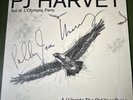 P J Harvey Signed 7” I Inside Old Year Dying Live Paris Red Vinyl Limited 100