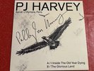PJ P J Harvey Signed Single I Inside Old Year Dying Live Paris. Red. 100 Copies