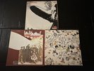 LED ZEPPELIN: 3 LP Lot; 1969 Self-Titled 1st Album (I); 1969 II; 1970 III