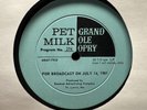 Rare Grand Ole Opry Patsy Cline -Live Fall to Pieces- Pet Milk Broadcast LP #275