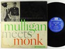 Thelonious Monk - Mulligan Meets Monk LP - Riverside - RLP 12-247 Mono DG