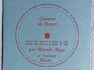 RARE French LP MOZART piano concerto MARCELLE MEYER LP DISCOPHILES DF 37