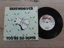 SKREWDRIVER-YOU'RE SO DUMB-RARE 7