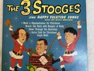 VINTAGE RECORD THREE STOOGES: happy yuletide songs GOLDEN 7