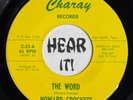 Obscure TX Country Bopper Hippies Xian 45 HOWARD CROCKETT The Word / Star CHARAY