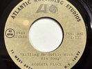 Roberta Flack ONE-SIDED ACETATE “Killing Me Softly” Atlantic Studios 1972 VG+