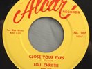 HEAR IT 60's doo-wop 45 rpm record Lou Christie 