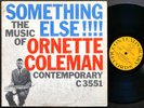 ORNETTE COLEMAN Something Else  CONTEMPORARY C 3551 US '58 DG MONO Don Cherry