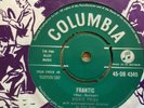 Dickie Pride; Frantic / Primrose Lane : 7” Vinyl Single: 45-DB 4340 Free UK Post