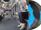 VAMPIRE WEEKEND, ONLY GOD WAS ABOVE US,UV REACTIVE SLEEVE BLUE/BLACK LTD TO 3000