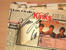 THE KINKS SIGNED LP - POP GOLD / AUTOGRAPHED PRESS in VG+