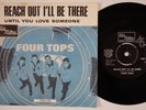 FOUR TOPS Reach Out I'll Be There RARE Norway 45 norwegian Tamla Motown TMG 579