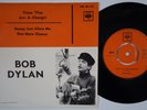 BOB DYLAN Times They Are A-Changin RARE Sweden Norway 45 swedish norwegian HEAR