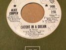 45 - Alice Cooper - promo - Caught in a dream / Hallowed be thy name - glam rock
