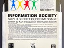 INFORMATION SOCIETY Super Secret Coded Message PROMO FLOPPY DISC 1988 Tommy Boy
