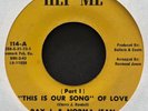 Ray J & Norma Jean 1973 Xover Soul 45 on Hep Me  This Is Our Song of Love   Hear