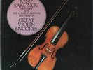 London SPC21089 Great Violin Encores/Sakonov,1L/1L UK,NM/NM-