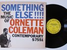 ORNETTE COLEMAN Something Else  CONTEMPORARY OJC-163 LP VG++ f