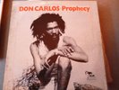 DON CARLOS -  PROPHECY - BLUE MOON UK REGGAE LP