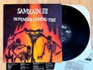 SAMHAIN November Coming Fire LP 1986 First Pressing w/ Insert VG+ MISFITS