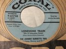 JOHNNY BURNETTE TRIO lonesome Train -rockabilly Promo 45 Coral 9-61758 G+