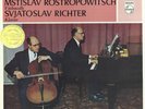 2LP Box BEETHOVEN Cello Sonatas ROSTROPOVICH RICHTER Philips 835182AY Red/Silver
