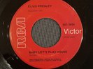 ELVIS PRESLEY - BABY LET'S PLAY HOUSE, RCA 447-0604, 45, RED LABEL, 1970, RARE
