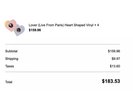Taylor Swift Lover (Live From Paris) Heart Shaped Vinyl IN HAND 4X