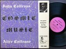JOHN COLTRANE ALICE Cosmic Music LP COLTRANE CRS 500 US 1968 Pharoah Sanders