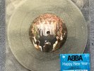 ABBA -HAPPY NEW YEAR rare EU 2011 LIMITED TO 500 SILVER GLITTER CLEAR VINYL MINT