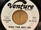 LARRY WILLIAMS   Shake Your Body Girl   northern soul promo 45   Venture