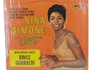 NINA SIMONE LIVE With Vince Guaraldi LP CXS-242 RECORD Album Jazz Coronet VTG