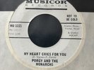 Northern soul   Porgy And The Monarchs ‘my Heart Cries For You ‘ Us Promo Orig