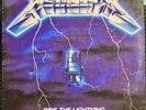 Metallica Ride The Lightning LP Vinyl Record 1984 Electra Records 60396-1 VG+/-