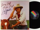 Jerry Jeff Walker - Ridin' High LP - MCA VG+ Autograph