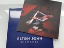 Elton John  Diamonds Double LP Vinyl SIGNED ART CARD