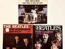 THE BEATLES 3 x PICTURE SLEEVES 8 DAYS A WEEK + YELLOW SUBMARINE + HELLO GOODBYE