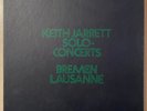 KEITH JARRETT Solo Concerts Bremen Lausanne ECM 3 LP box set  VG++ NM-