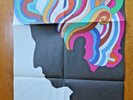 Vtg Bob Dylan Milton Glaser Poster Original Folded Insert Greatest Hits LP Nice