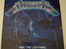 METALLICA - RIDE THE LIGHTNING, SIGNED BY BURTON, HETFIELD, HAMMETT, ULRICH