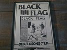 BLACK FLAG-Nervous Breakdown Framed + Show Flyer -  Punk HC