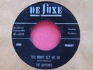 THE GUYTONES - You Won't Let Me Go - clean 45 rpm - Deluxe 6144