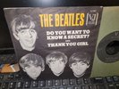VINTAGE 7' 45 RPM PS RECORD THE BEATLES VEE JAY DO YOU WANT TO KNOW HIGH GRADE
