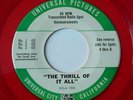Radio spot 45 THE THRILL OF IT ALL    Hear sample     DORIS DAY     Red Wax