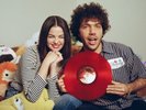 PRESALE  I SAID I LOVE YOU FIRST - STANDARD SIGNED CANDY CANE RED VINYL