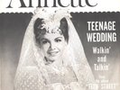 ANNETTE--RARE PICTURE SLEEVE  + 45--(TEENAGE WEDDING)--PS--PIC-SLV